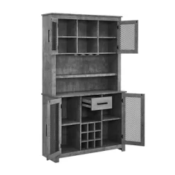 Tall Cabinet With Mesh Doors - Jill Zarin -Baxton Studio Store GUEST cb67df75 c850 43a3 84b9 826e7e445795