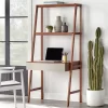 Nordic Ladder Desk Walnut - Lifestorey 2 Nordic Ladder Desk Walnut - Lifestorey -Baxton Studio Store GUEST cb75c64a 1c68 4dcf aa30 b4161674f987