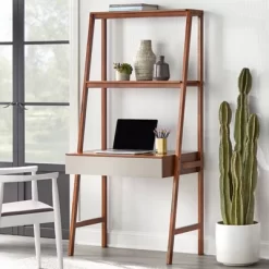 Nordic Ladder Desk Walnut - Lifestorey