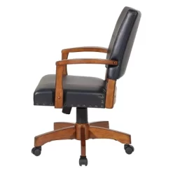 Wood Bankers Chair Black - OSP Home Furnishings -Baxton Studio Store GUEST cc7a80b0 6c2b 41b2 98d2 4995b579911f