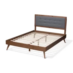 Ines Walnut Finished Wood Platform Bed - Baxton Studio 16 Ines Walnut Finished Wood Platform Bed - Baxton Studio -Baxton Studio Store GUEST cce40b2f 95aa 4018 a94b 14b8c47294cb
