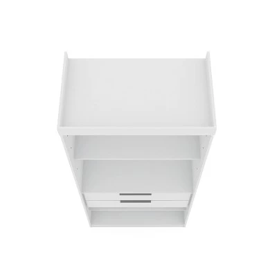 Mulberry 1 Open Sectional Closet White - Manhattan Comfort 9 Mulberry 1 Open Sectional Closet White - Manhattan Comfort - Image 7