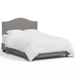 Curved Headboard Bed - Skyline Furniture