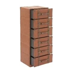 Traditional Faux Leather 6 Drawer Chest Camel Brown - Olivia & May 24 Traditional Faux Leather 6 Drawer Chest Camel Brown - Olivia & May -Baxton Studio Store GUEST ceace43e 5f1c 40cf a445 699481c7efe7