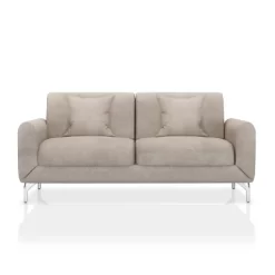 Gannet Rounded Arms Sofa - MiBasics -Baxton Studio Store GUEST cf14aa15 7473 40da abb8 7ec8e68ec7f4