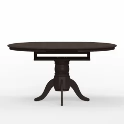 Glenwillow Home Oval Butterfly Leaf Dining Table + Cross Back Dining Chairs Dining Set -Baxton Studio Store GUEST cfb9eb33 d158 4cb7 92ef 8063d151420e