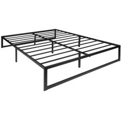 Flash Furniture 14 Inch Metal Platform Bed Frame With 12 Inch Pocket Spring Mattress In A Box And 3 Inch Cool Gel Memory Foam Topper -Baxton Studio Store GUEST d07c9b1c c18b 42da 955b abc819823769