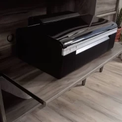 Clifford Place Storage Credenza Jet Acacia - Sauder -Baxton Studio Store GUEST d08c6809 735b 461f 934b 244b6d34730e