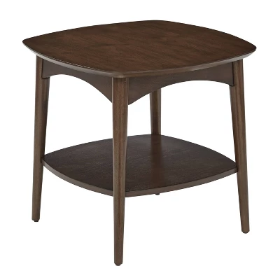 Copenhagen Accent Table Walnut - OSP Home Furnishings 3 Copenhagen Accent Table Walnut - OSP Home Furnishings