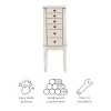 Obrecht Jewelry Armoire Off White - Powell Company