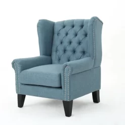 Laird Traditional Winged Accent Chair - Christopher Knight Home -Baxton Studio Store GUEST d262fe90 1565 412e 8724 389bfc05d985