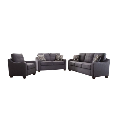Cleavon Sofas Gray - Acme Furniture 3 Cleavon Sofas Gray - Acme Furniture