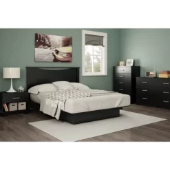 Gramercy 6 Drawer Double Dresser Pure Black - South Shore