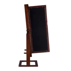 Chiara Cheval Mirror/Jewelry Wardrobe Walnut - Powell Company -Baxton Studio Store GUEST d77ba61b 24b0 443e a5f6 04c7de86af1c