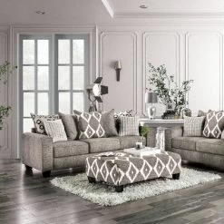 Amberly Track Arm Sofa Gray - Furniture Of America -Baxton Studio Store GUEST d77f0fe8 70a4 4a9a a00d b6150220e9ef