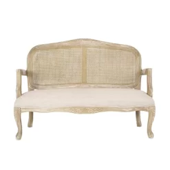 Saley French Country Wood And Cane Loveseat - Christopher Knight Home 22 Saley French Country Wood And Cane Loveseat - Christopher Knight Home -Baxton Studio Store GUEST d90480f1 7cda 490a a846 64dd89e9157c