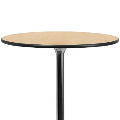 Flash Furniture Lars 30'' Round Wood Cocktail Table With 30'' And 42'' Columns - Set Of 5 7 Flash Furniture Lars 30'' Round Wood Cocktail Table With 30'' And 42'' Columns - Set Of 5 - Image 5