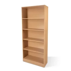 64.8" Oskar 5 Shelf Bookcase - Atlantic -Baxton Studio Store GUEST daf35cb7 8e4c 49fa 9964 a1c616fe2392