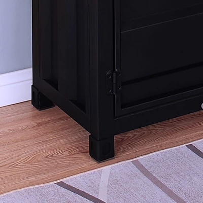 Murka 2 Open Shelf Console Table Sand Black Powder Coating - MiBasics 8 Murka 2 Open Shelf Console Table Sand Black Powder Coating - MiBasics - Image 6