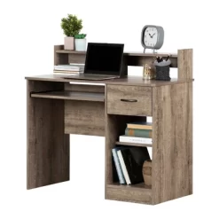 Axess Desk With Keyboard Tray - South Shore -Baxton Studio Store GUEST dc204109 add1 47d6 826d f21984a8bbad