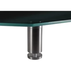 Monoprice Large Multimedia Desktop Stand - Black Glass (30.8 X 11in) Stand & Riser, Desktop TV Stand, Dual Monitors W/ Height Adjustable Legs -Baxton Studio Store GUEST de1ae746 769f 4575 9467 dcc7c96e377d