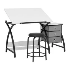 Comet Plus Drawing Table And Stool Set - Studio Designs -Baxton Studio Store GUEST de77e708 2f29 4798 ae3f 09286728c595