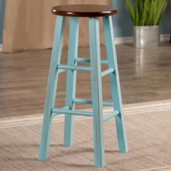 29" Ivy Barstool - Light Blue - Winsome -Baxton Studio Store GUEST df4f1ae2 909d 4f07 9a91 4ca7cfb1c249