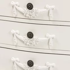 Callen Wood 4 Drawer Nightstand White - Baxton Studio -Baxton Studio Store GUEST df51665f 915e 4c90 88eb e53ce7c65cff