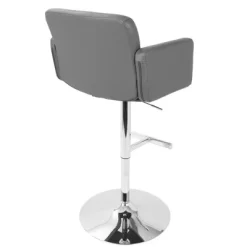 Stout Contemporary Adjustable Barstool - Gray - Lumisource -Baxton Studio Store GUEST e0b79674 7870 4cb8 a363 965a5fd85384