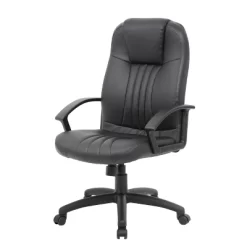 High Back Leather Plus Chair Black - Boss Office Products 13 High Back Leather Plus Chair Black - Boss Office Products -Baxton Studio Store GUEST e0dce9ef dc18 4a81 9a2b 49ebb6b9d9bf