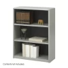 Steel 3-Shelf ValueMate Economy Steel Bookcase In Gray- Safco