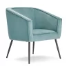 Rani Accent Chair Teal Velvet - Adore Decor 1 Rani Accent Chair Teal Velvet - Adore Decor -Baxton Studio Store GUEST e1681118 cfa5 4b9c ab2a 594eb957a4e2