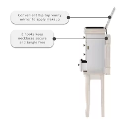 Helene Jewelry Armoire - Powell Company 19 Helene Jewelry Armoire - Powell Company -Baxton Studio Store GUEST e1991224 e864 4c95 94c3 c97c5898522e