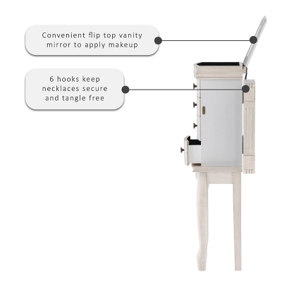 Helene Jewelry Armoire - Powell Company 5 Helene Jewelry Armoire - Powell Company - Image 3