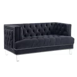 64" Ansario Sofa Charcoal Velvet - Acme Furniture -Baxton Studio Store GUEST e1ab2cf0 78a0 4ba5 8a7c 1048089955a6