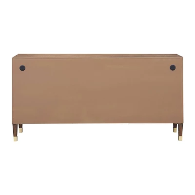 Ryker Mid-Century Modern 4 Door Storage Credenza/Sideboard Dark Brown - Treasure Trove 5 Ryker Mid-Century Modern 4 Door Storage Credenza/Sideboard Dark Brown - Treasure Trove - Image 3