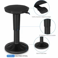 Costway Wobble Chair Height Adjustable Active Learning Stool Sitting Home Office -Baxton Studio Store GUEST e382f805 43f4 411d a45f 51fa52addb31