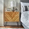 Alexandria 2 Drawer Nightstand Oak - Lifestorey 2 Alexandria 2 Drawer Nightstand Oak - Lifestorey -Baxton Studio Store GUEST e4c1d0eb a36f 4bf0 b230 175b1250a8df
