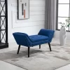 HOMCOM Modern Button Tufted Sitting Bench, Accent Fabric Upholstered Ottoman For Bedroom Or Living Room, Blue 2 HOMCOM Modern Button Tufted Sitting Bench, Accent Fabric Upholstered Ottoman For Bedroom Or Living Room, Blue -Baxton Studio Store GUEST e4dd4196 d1c4 488a 90c2 652da7375c6b