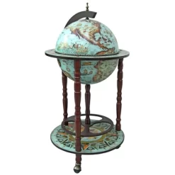 Design Toscano Sixteenth Century Cielo Blue Replica Globe Bar Cabinet -Baxton Studio Store GUEST e4ff91c1 b4b1 4961 8def 8dc3743fa259