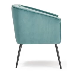 Rani Accent Chair Teal Velvet - Adore Decor -Baxton Studio Store GUEST e560b605 27cb 4b8a 85c0 9408f8d66a82