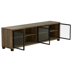 Westfield 4 Door TV Stand For TVs Up To 80" Walnut - Coaster -Baxton Studio Store GUEST e75c144e e17e 4338 bc49 e319b8858ff3
