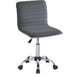 Yaheetech Velvet Low Back Armless Desk Chair Office Chair With Wheels 16 Yaheetech Velvet Low Back Armless Desk Chair Office Chair With Wheels -Baxton Studio Store GUEST e76dff62 8f8c 480e 9d73 966407053f8e