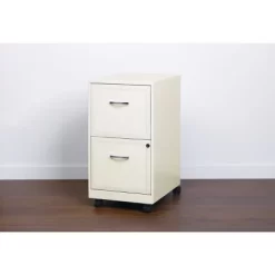Space Solutions 18" Deep 2 Drawer Mobile Letter Width Vertical File Cabinet -Baxton Studio Store GUEST e7fb4220 b397 4500 93a5 b541a433038d