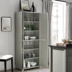 Savannah Tall Pantry - Crosley -Baxton Studio Store GUEST e8c6b6ed 5dd1 447f 8e80 07040cfa135f