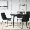 Bowden Faux Leather Dining Chairs - Threshold™ -Baxton Studio Store GUEST e8cbe315 b8b2 4e1f 9c9a 3b3b2c9e3270