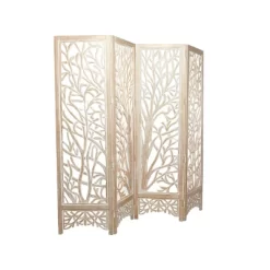 Modern Farmhouse Mdf Room Divider Screen Brown - Olivia & May -Baxton Studio Store GUEST e95be780 a3e0 43c1 a9ac f7c72ab5298b