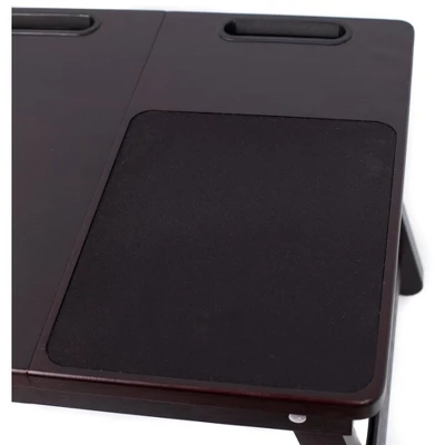 BirdRock HomeMulti-tasking Laptop Bamboo Bed Tray - Walnut 7 BirdRock HomeMulti-tasking Laptop Bamboo Bed Tray - Walnut - Image 5