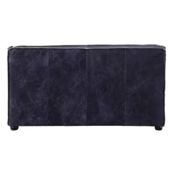 52" Birdie Sofa With Top Grain Leather Vintage Blue - Acme Furniture -Baxton Studio Store GUEST ea7016bd ded4 4291 a8e1 a9253182d8b8