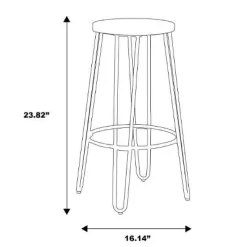 24" Quinn Counter Height Barstool - ACEssentials -Baxton Studio Store GUEST ea9ff801 41f9 41e7 83b5 4be4c8e087b4